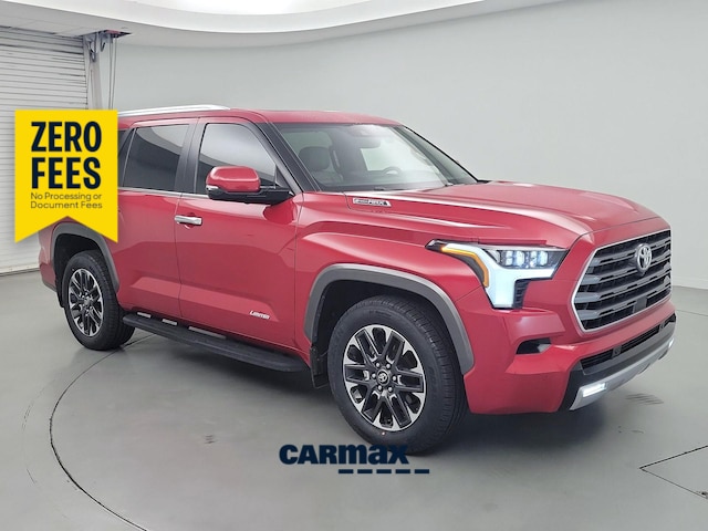 Red 2025 Toyota Sequoia SUV / Crossover Four-Wheel Drive Automatic