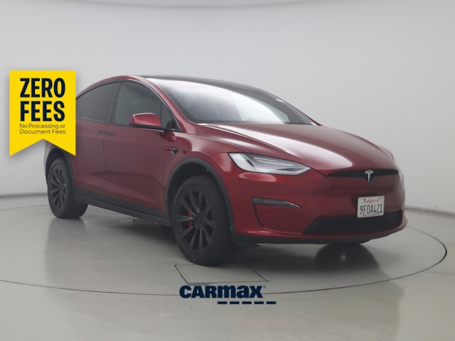 Red 2023 Tesla Model X SUV / Crossover All-Wheel Drive Automatic