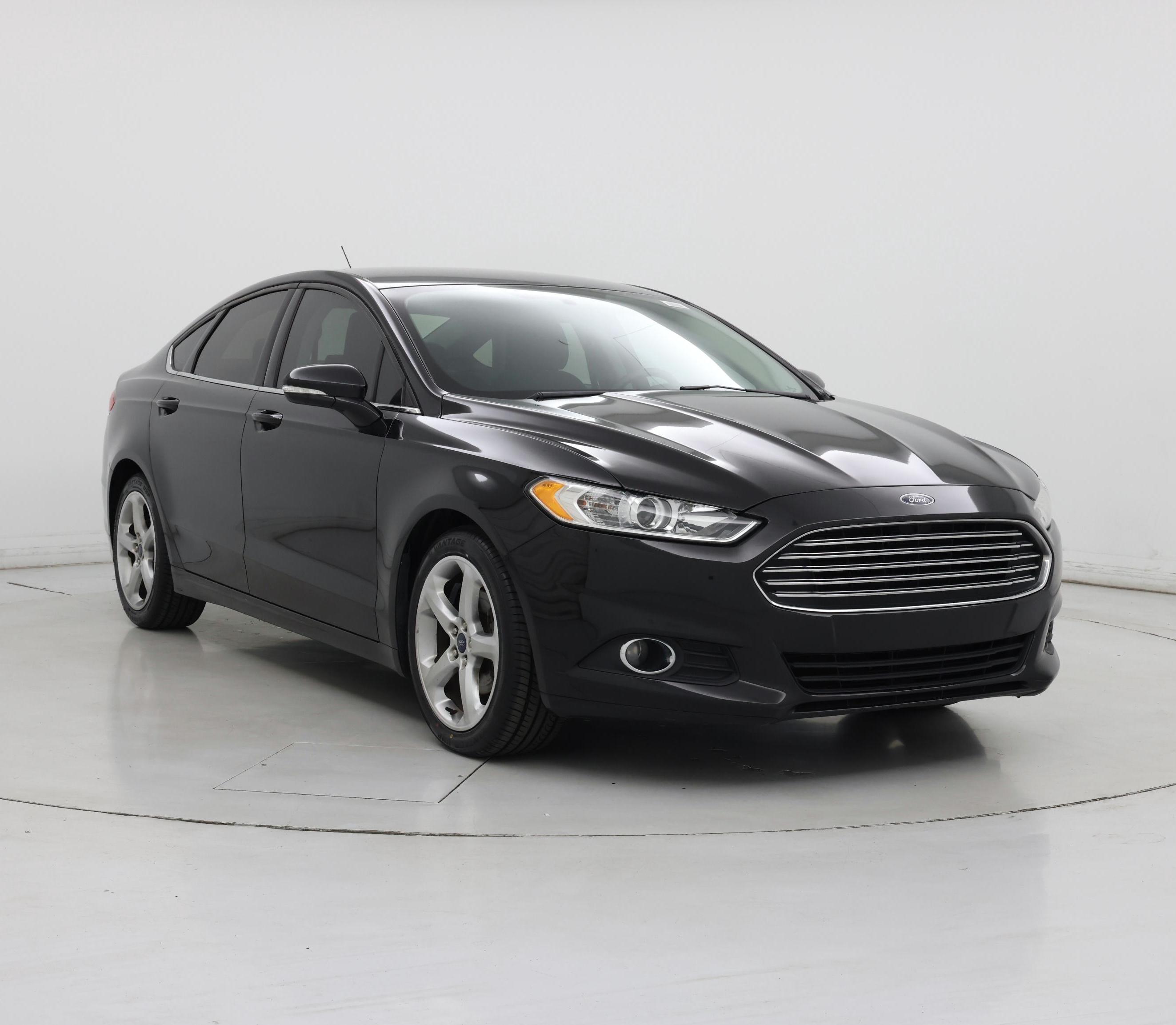 Black 2015 Ford Fusion Sedan Front-Wheel Drive Automatic