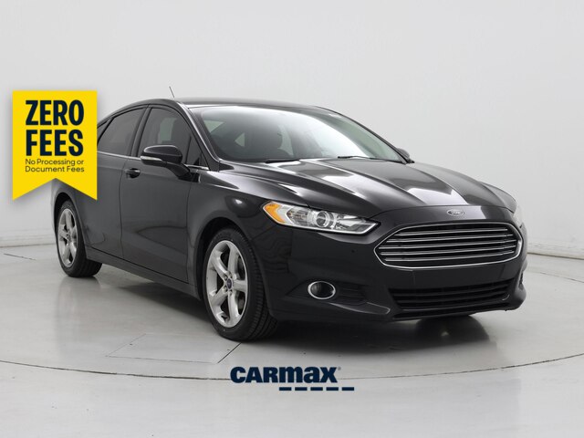 Black 2015 Ford Fusion Sedan Front-Wheel Drive Automatic