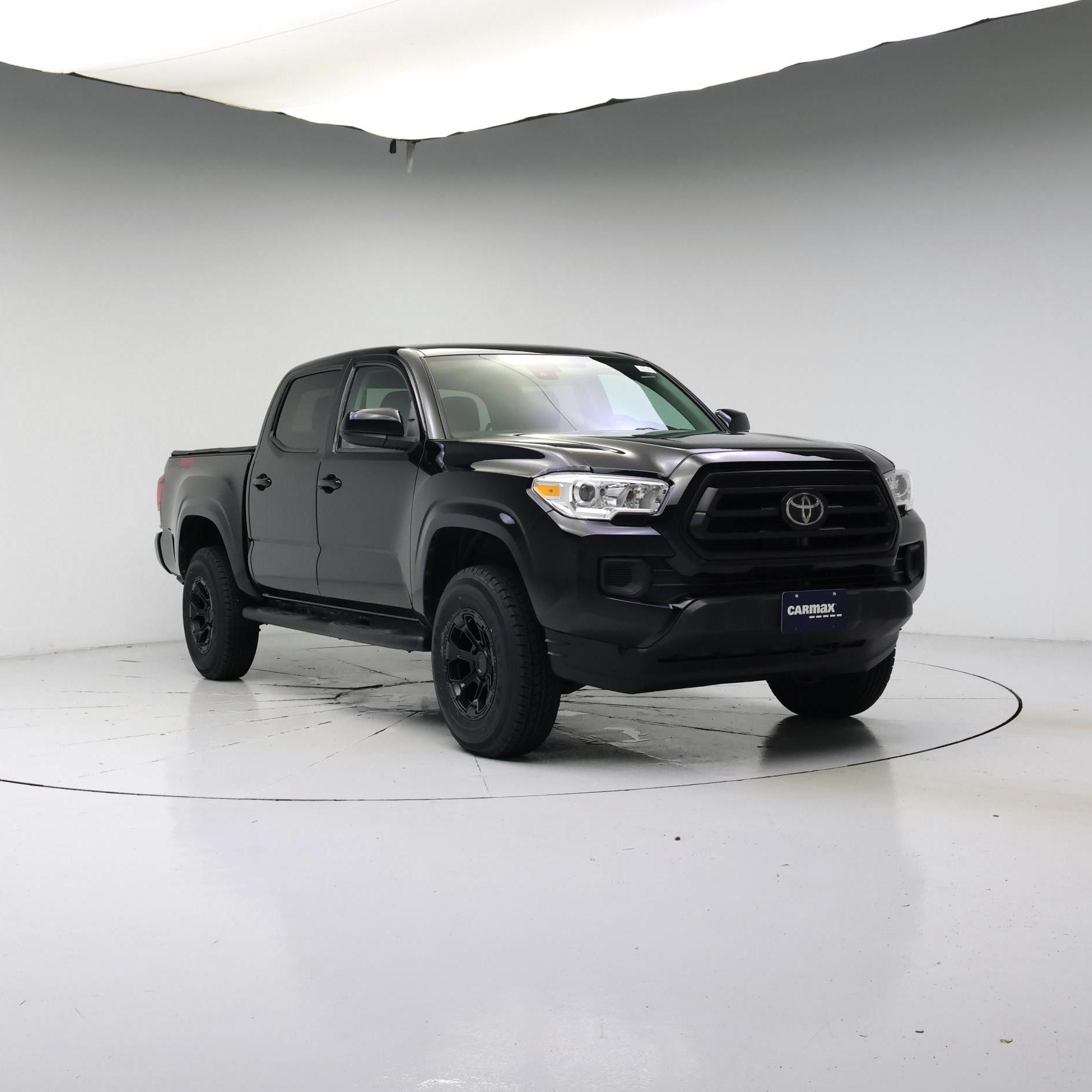 Black 2021 Toyota Tacoma Pickup Truck Four-Wheel Drive Automatic