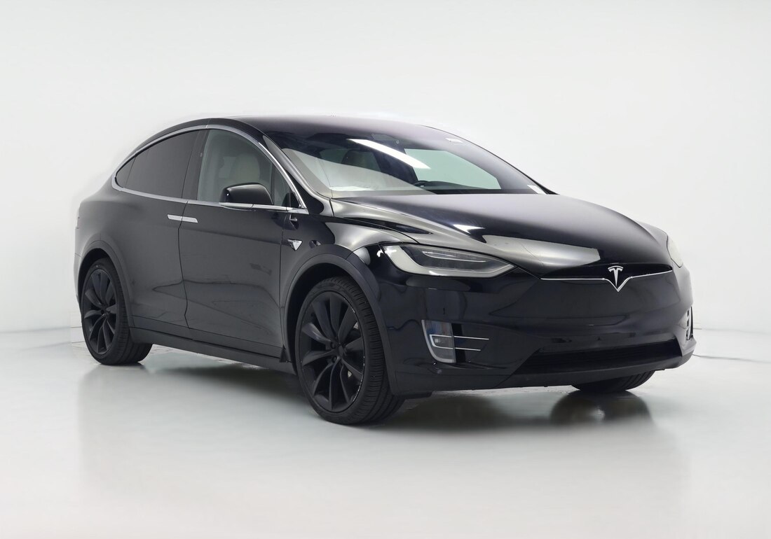 2020 Tesla Model X Long Range Plus in Black — CarMax photo