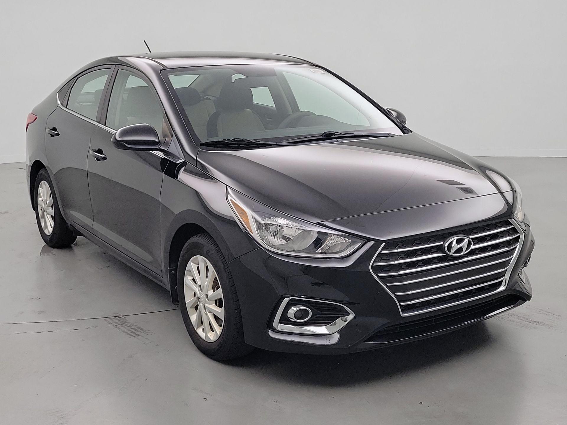 Black 2019 Hyundai Accent Sedan Front-Wheel Drive Automatic