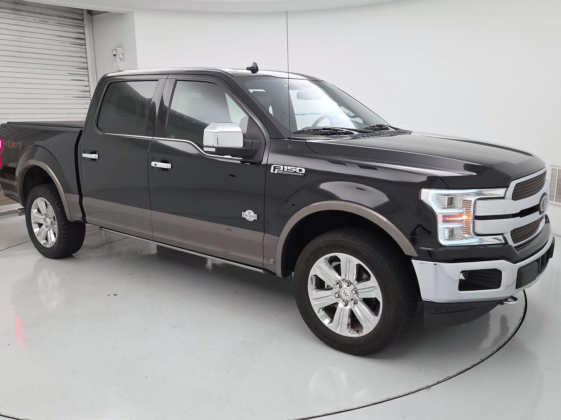 Black 2019 Ford F-150 Pickup Truck Four-Wheel Drive Automatic