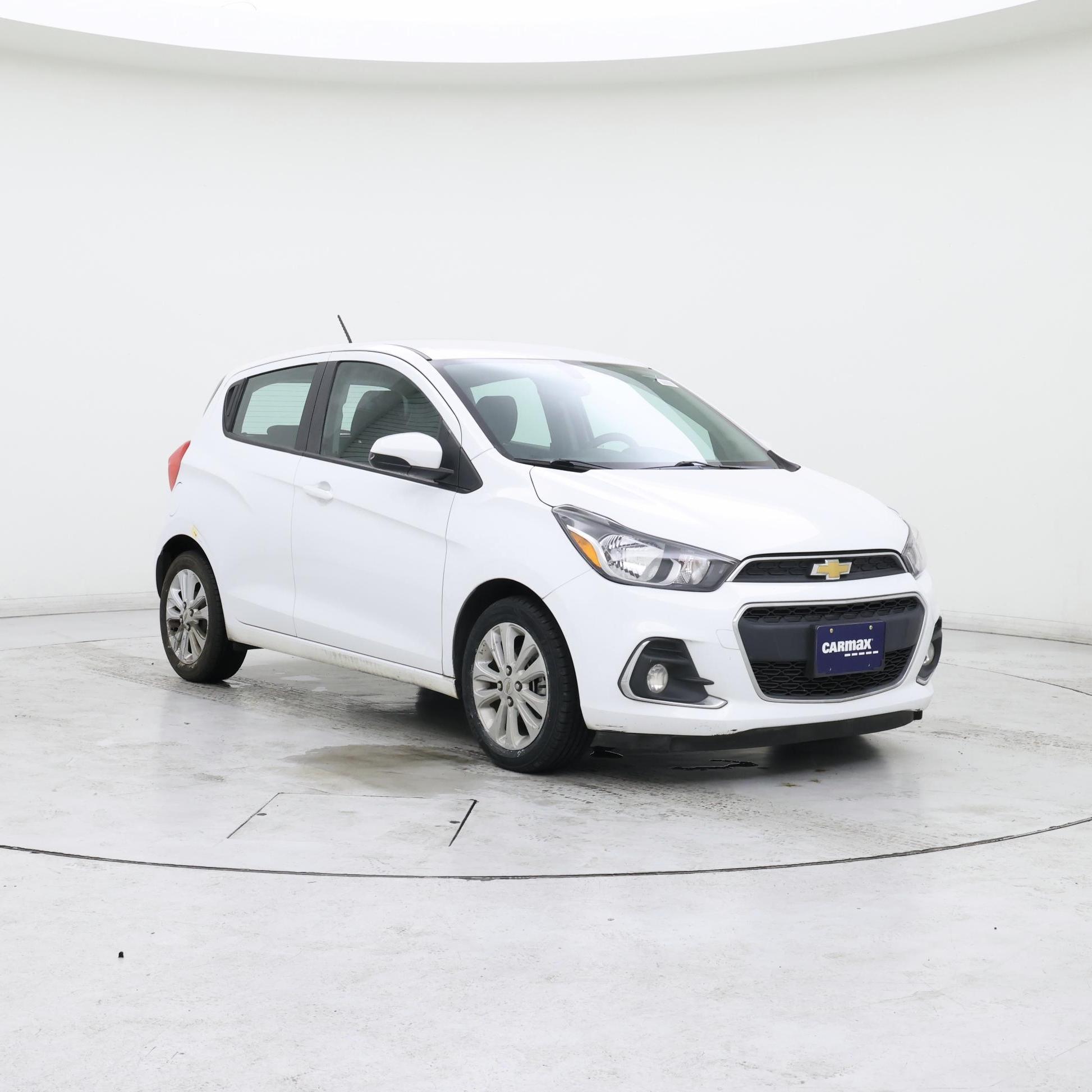 White 2016 Chevrolet Spark Hatchback Front-Wheel Drive Automatic