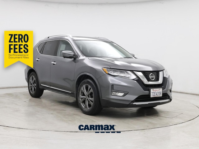 Gray 2017 Nissan Rogue SUV / Crossover Front-Wheel Drive Automatic