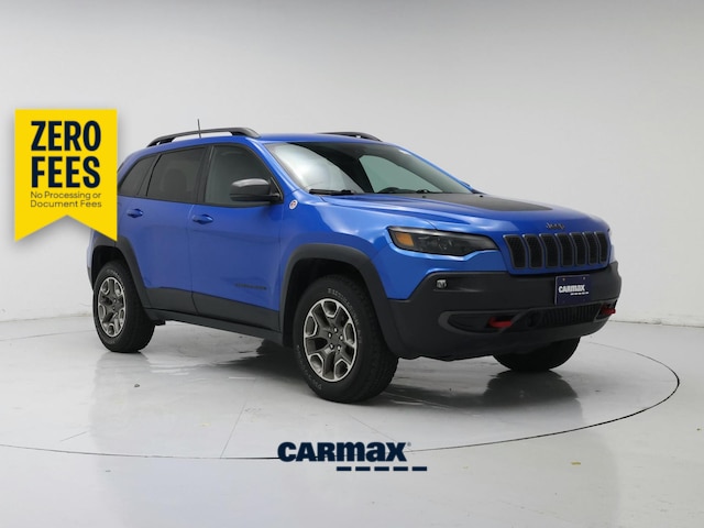 Blue 2021 Jeep Cherokee SUV / Crossover Four-Wheel Drive Automatic