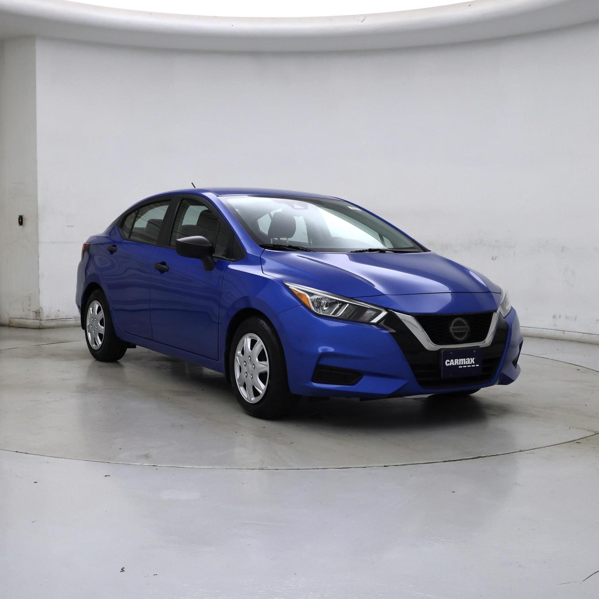 Blue 2020 Nissan Versa Sedan Front-Wheel Drive Automatic