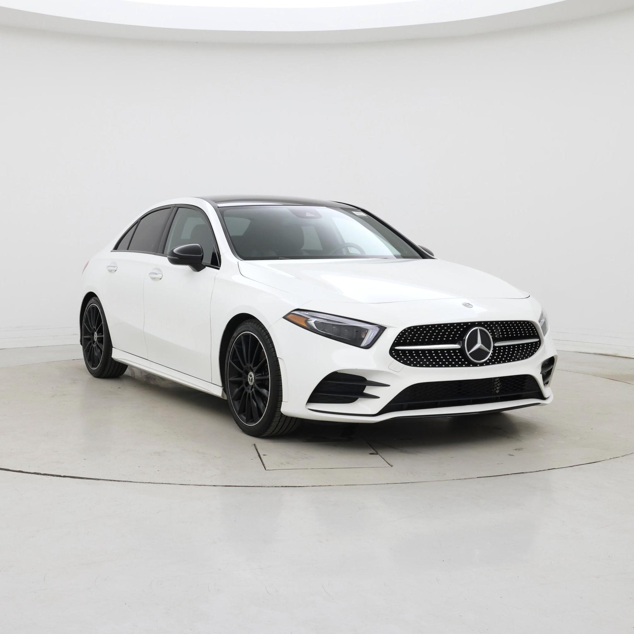 White 2019 Mercedes-Benz A-Class Sedan All-Wheel Drive Automatic