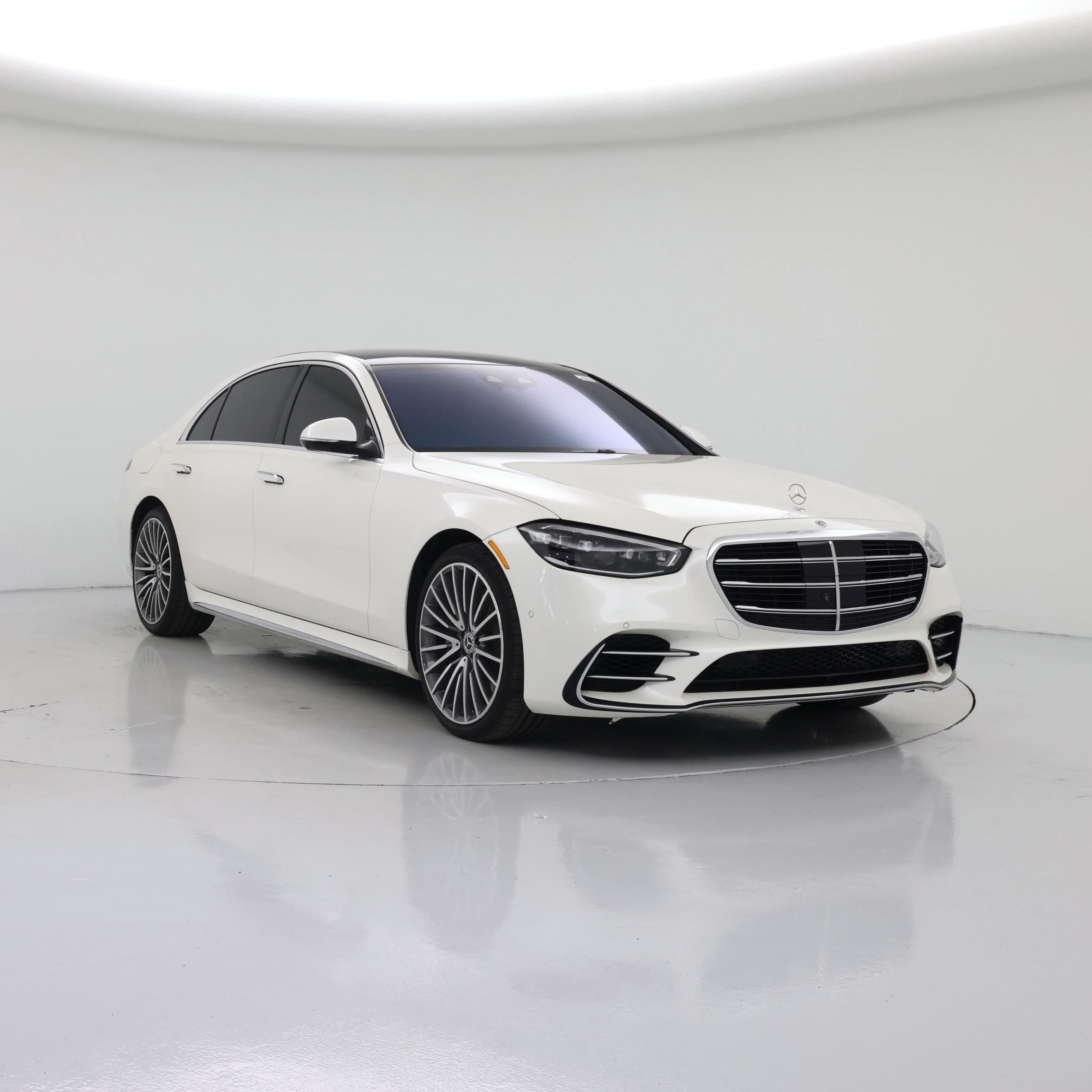 White 2021 Mercedes-Benz S-Class Sedan All-Wheel Drive Automatic