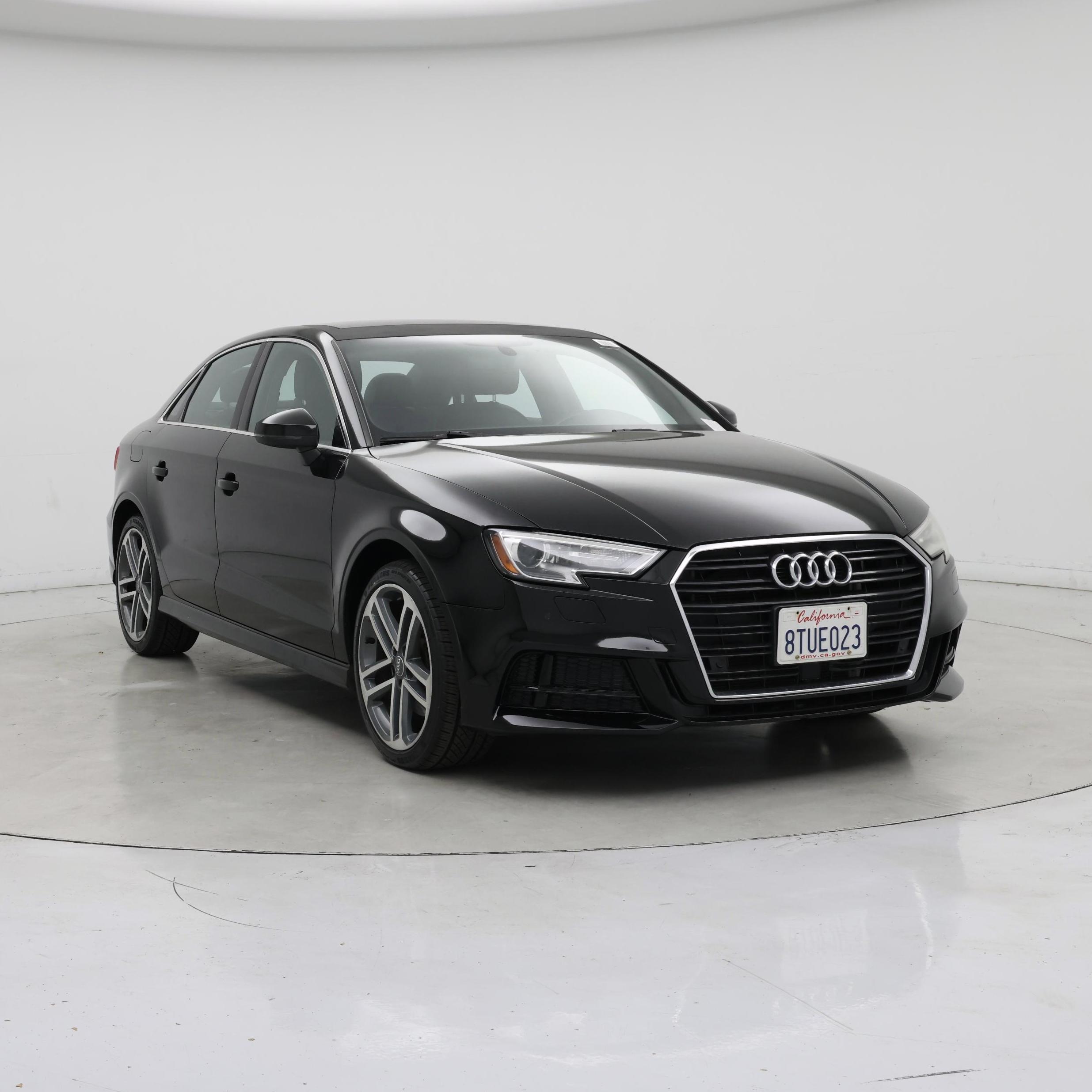 Black 2017 Audi A3 Sedan Front-Wheel Drive Automatic