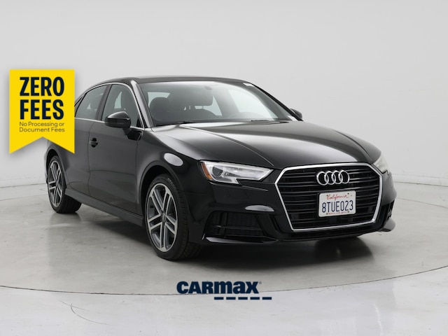 Black 2017 Audi A3 Sedan Front-Wheel Drive Automatic
