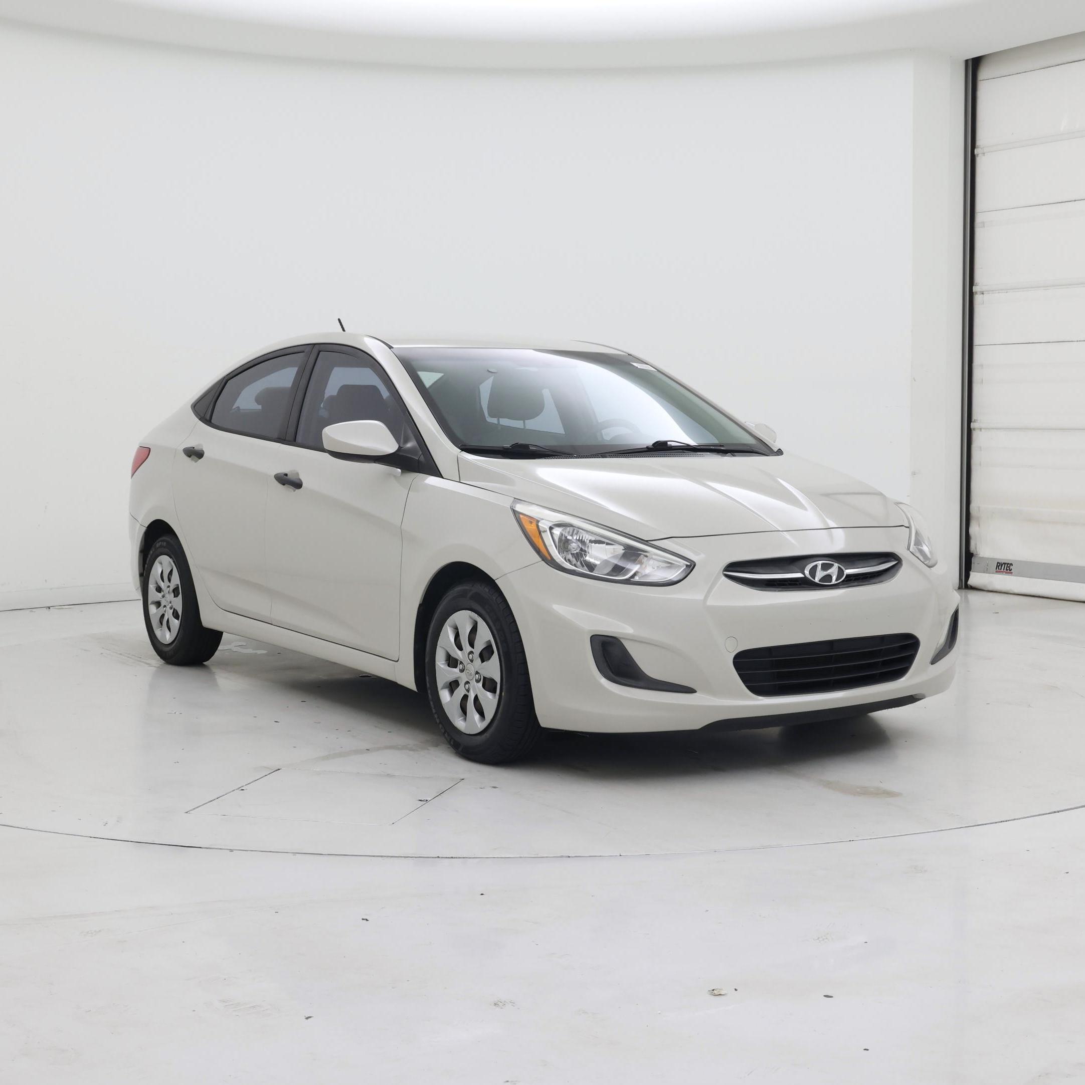 Brown (Tan) 2017 Hyundai Accent Sedan Front-Wheel Drive Manual
