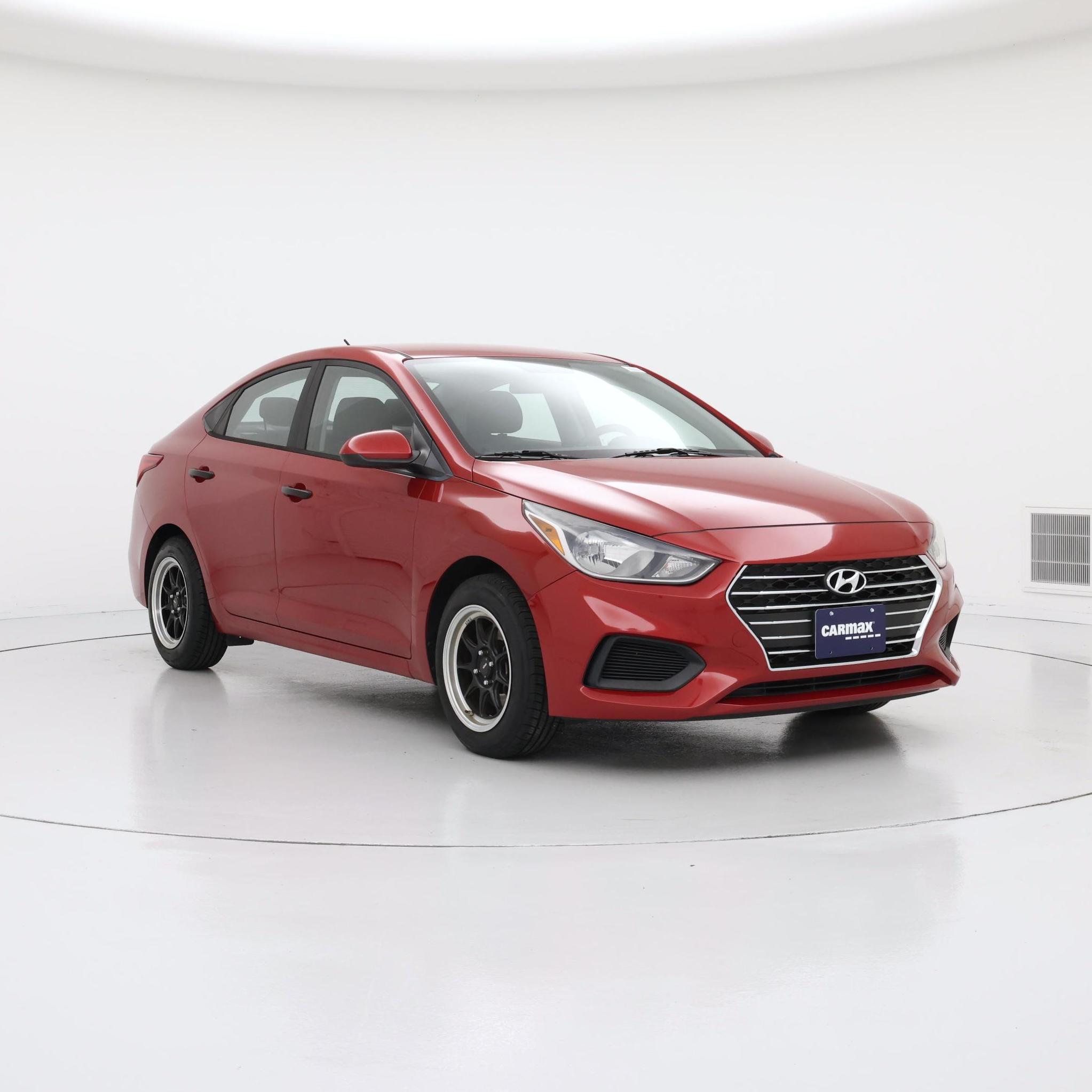 Red 2019 Hyundai Accent Sedan Front-Wheel Drive Automatic