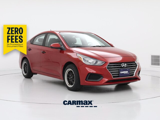 Red 2019 Hyundai Accent Sedan Front-Wheel Drive Automatic