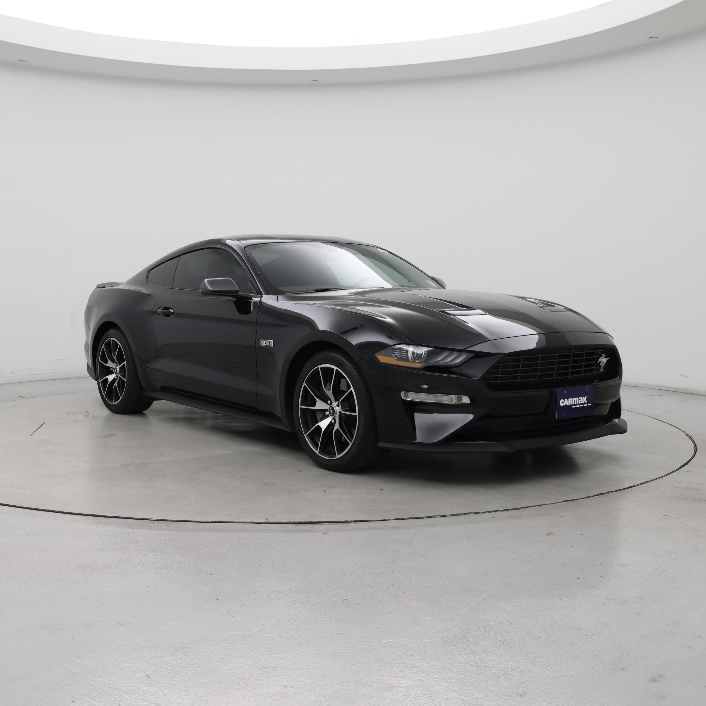Black 2020 Ford Mustang Coupe Rear-Wheel Drive Automatic