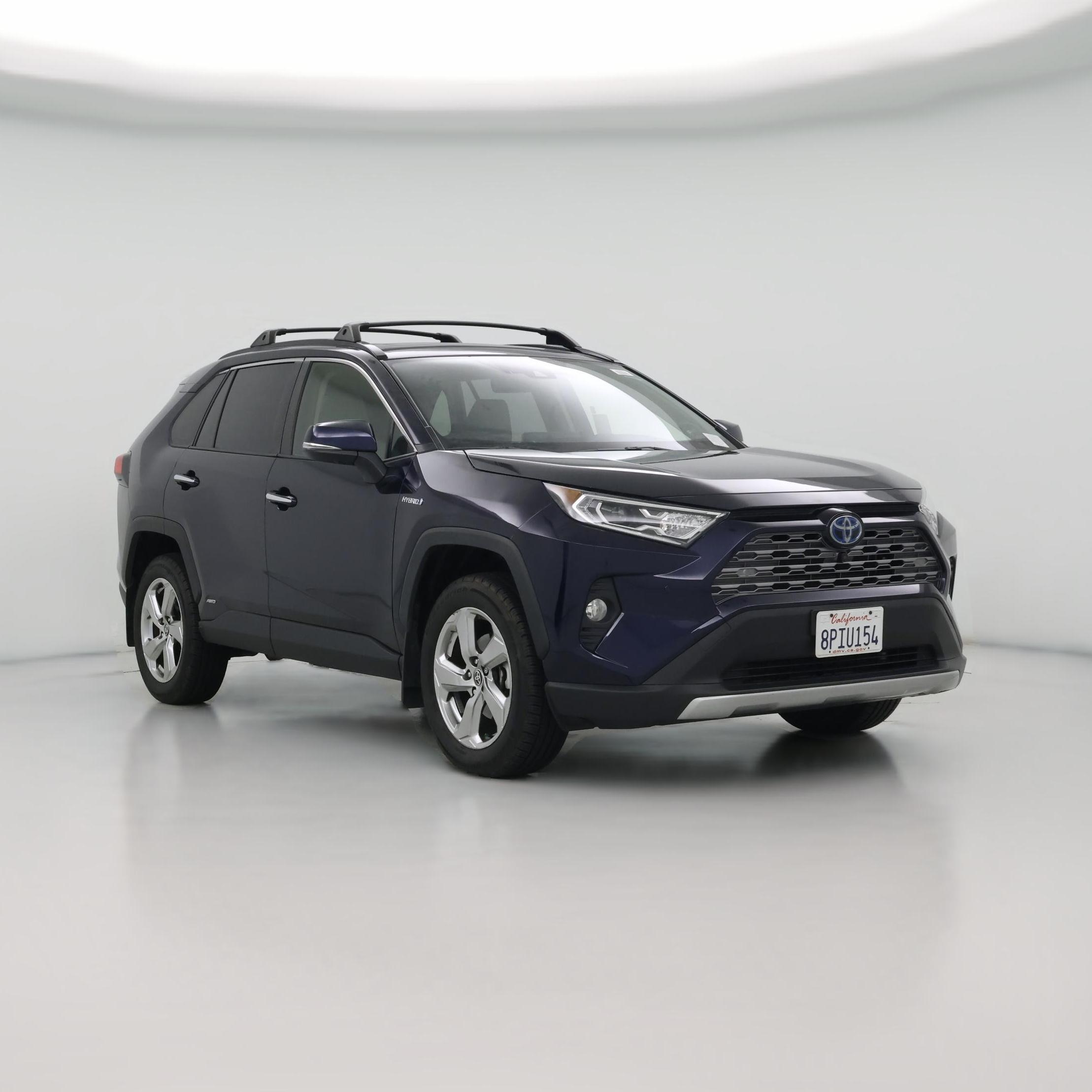 Used Hybrid Toyota RAV4 with Full Roof Rack near me for sale