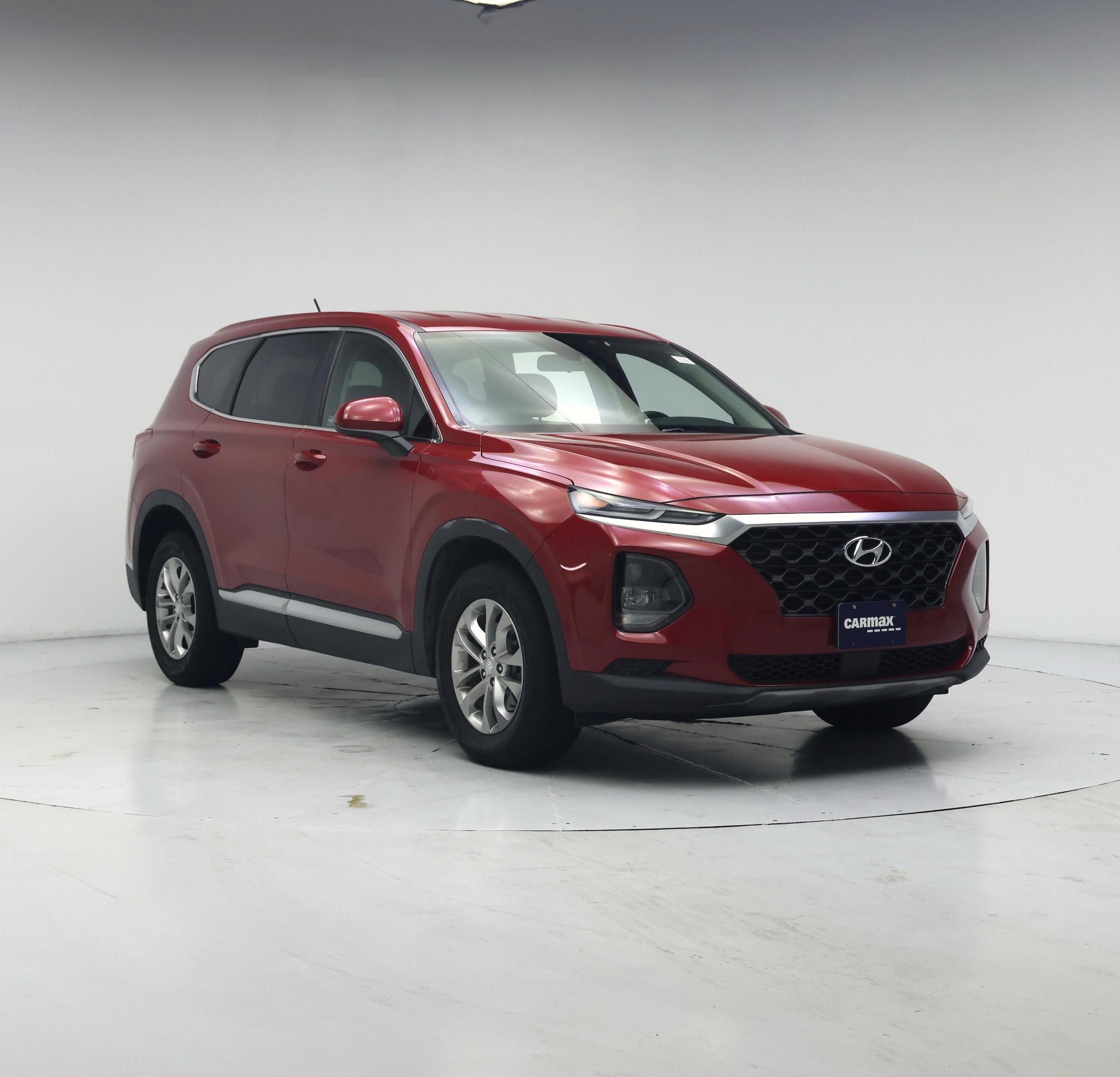 Red 2019 Hyundai Santa Fe SUV / Crossover All-Wheel Drive Automatic