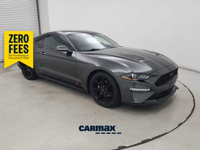 Gray 2020 Ford Mustang Coupe Rear-Wheel Drive Automatic