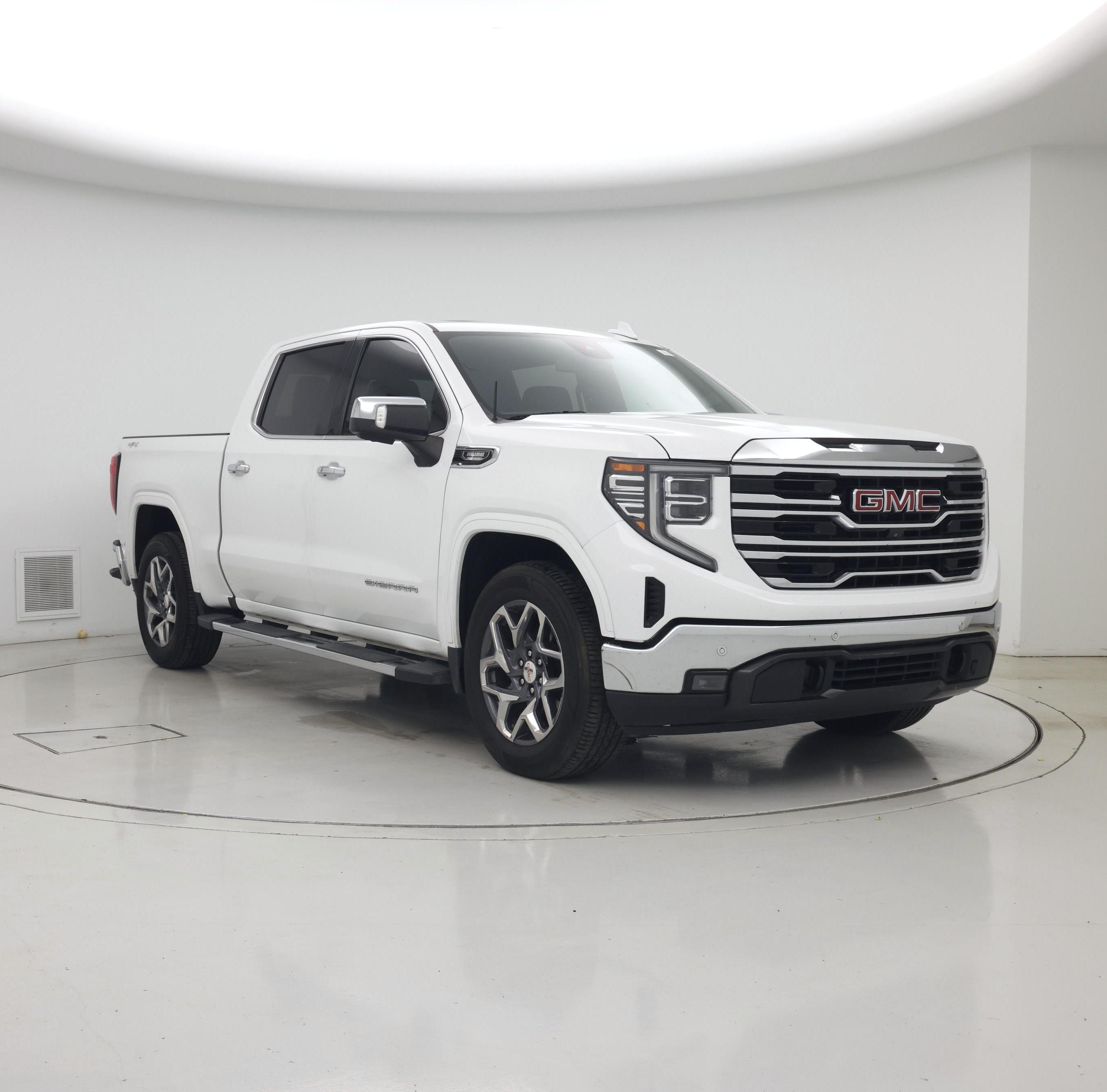 White 2022 GMC Sierra 1500 Pickup Truck Four-Wheel Drive Automatic