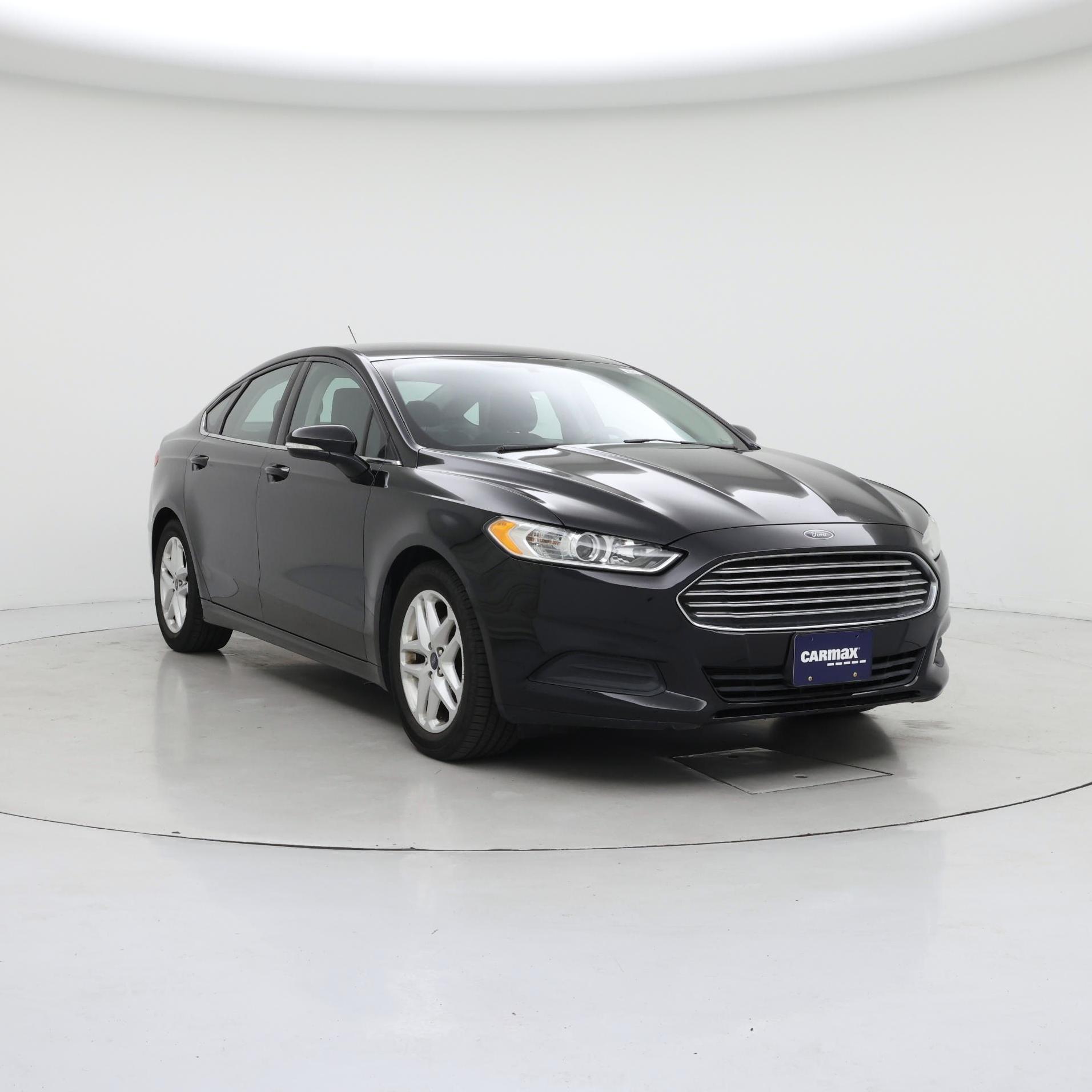 Black 2016 Ford Fusion Sedan Front-Wheel Drive Automatic