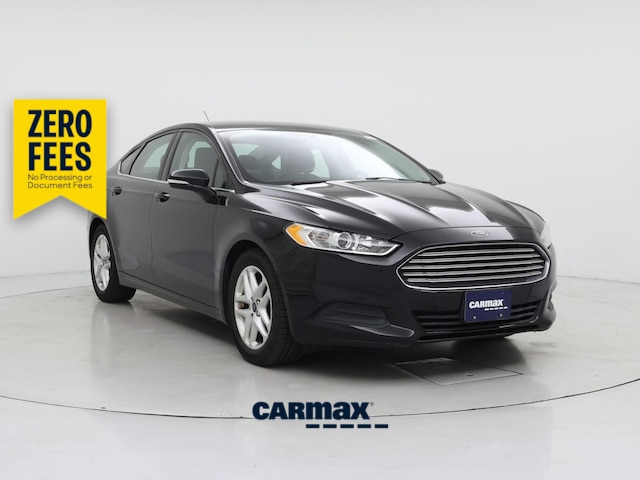 Black 2016 Ford Fusion Sedan Front-Wheel Drive Automatic