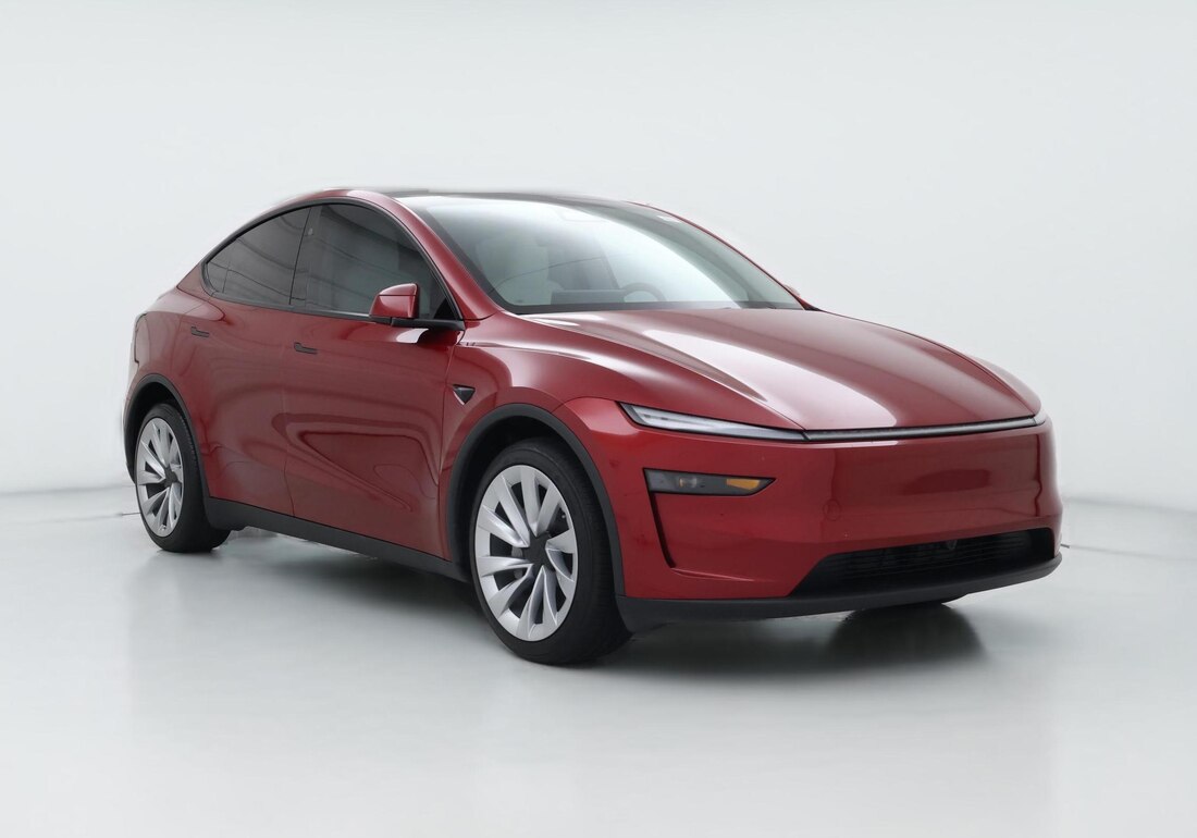 2026 Tesla Model Y Premium Rear-Wheel Drive in Red — CarMax photo