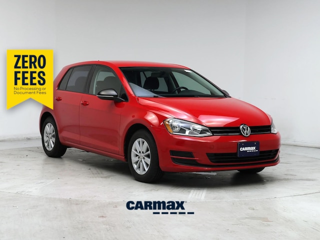 Red 2016 Volkswagen Golf Hatchback Front-Wheel Drive Automatic