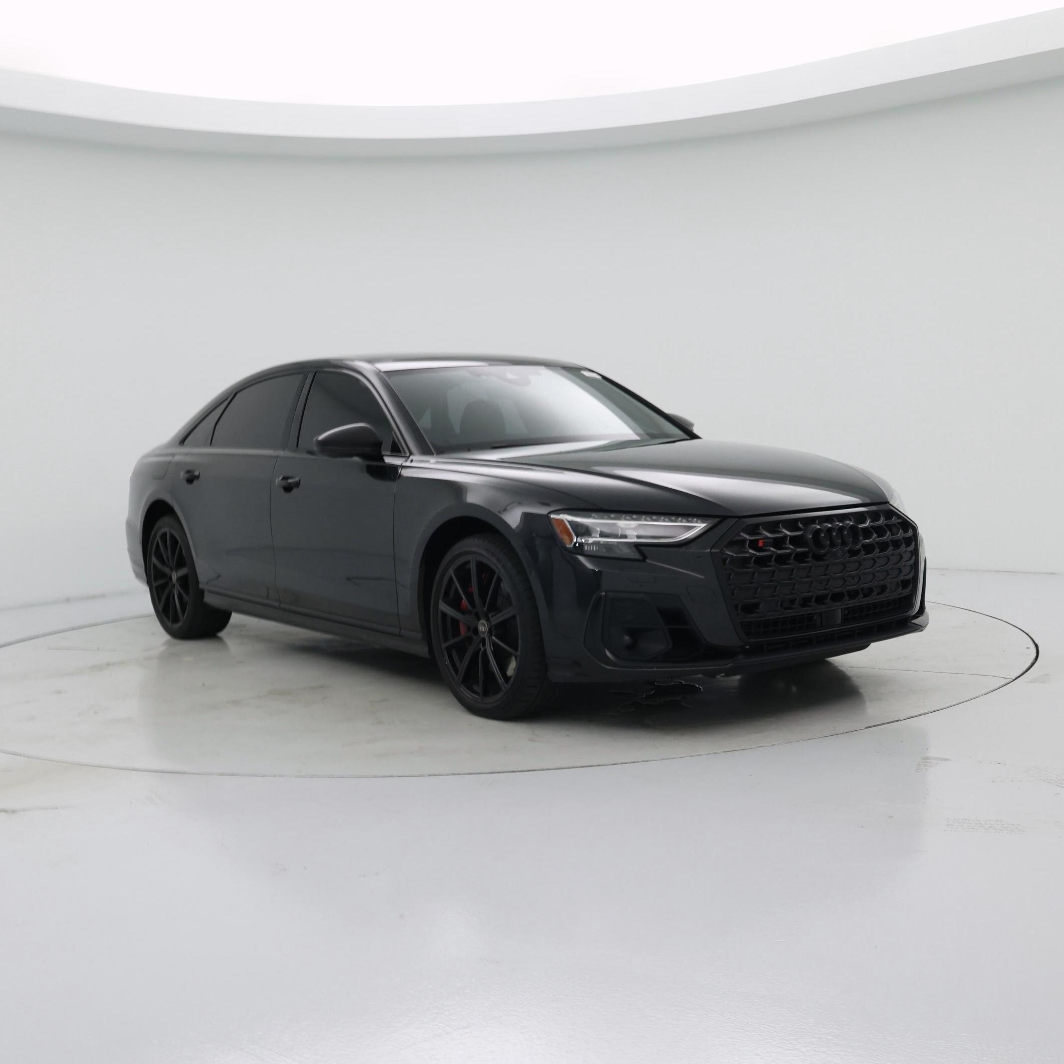 Black 2023 Audi S8 Sedan  Automatic