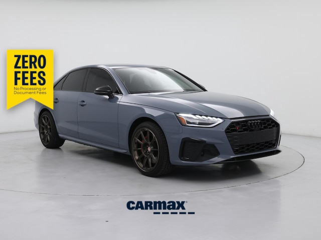 Blue 2021 Audi S4 Sedan All-Wheel Drive Automatic
