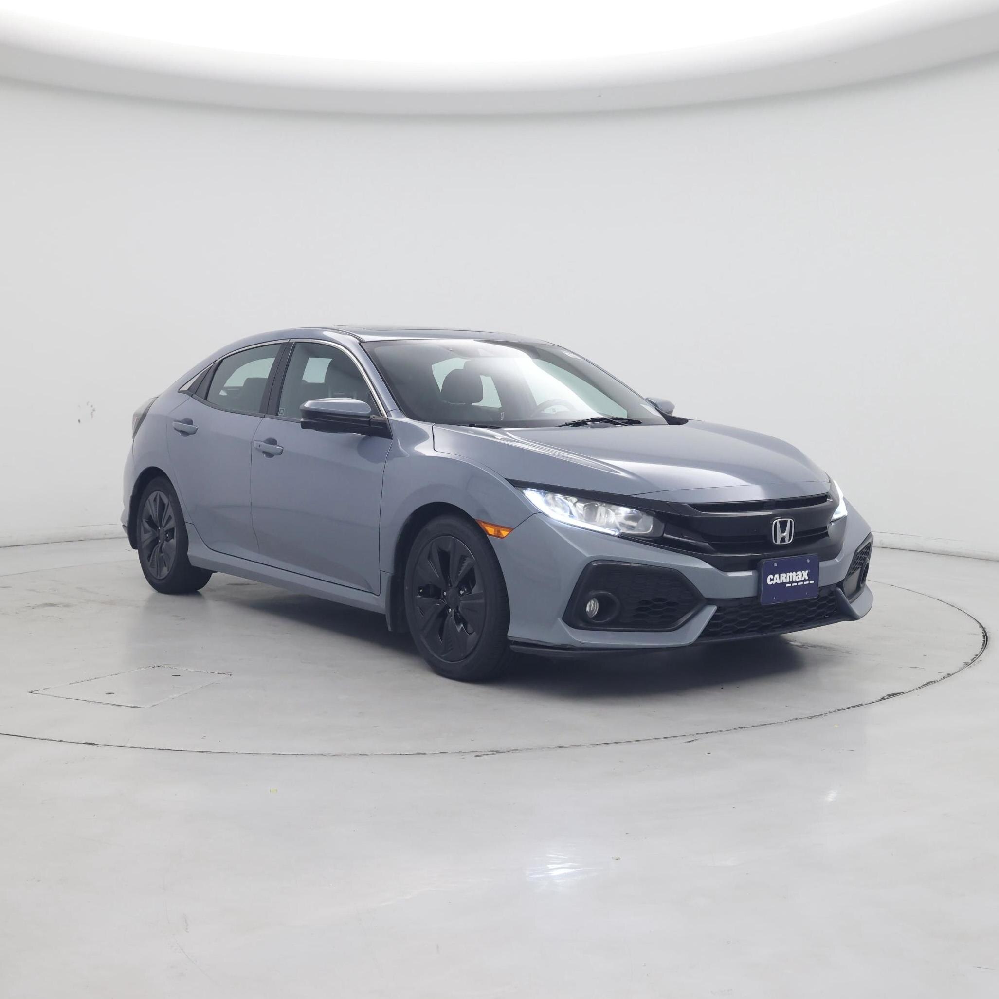 Gray 2017 Honda Civic Hatchback Hatchback Front-Wheel Drive Automatic