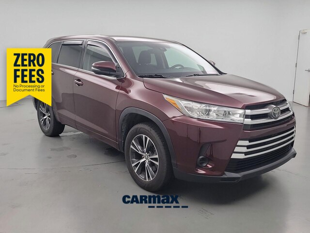 Red (Burgundy) 2018 Toyota Highlander SUV / Crossover Front-Wheel Drive Automatic
