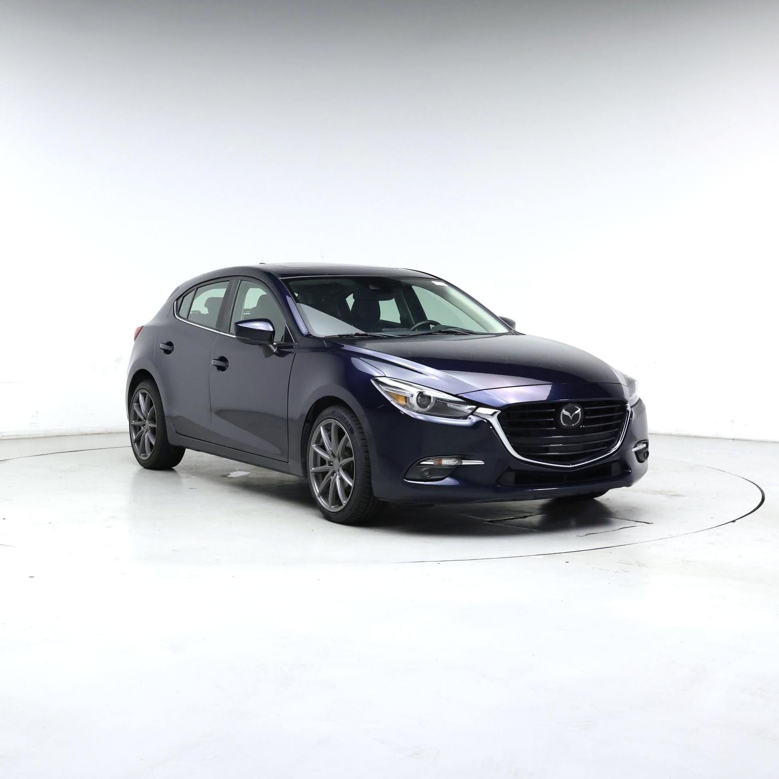 Blue 2018 Mazda MAZDA3 Hatchback Front-Wheel Drive Automatic