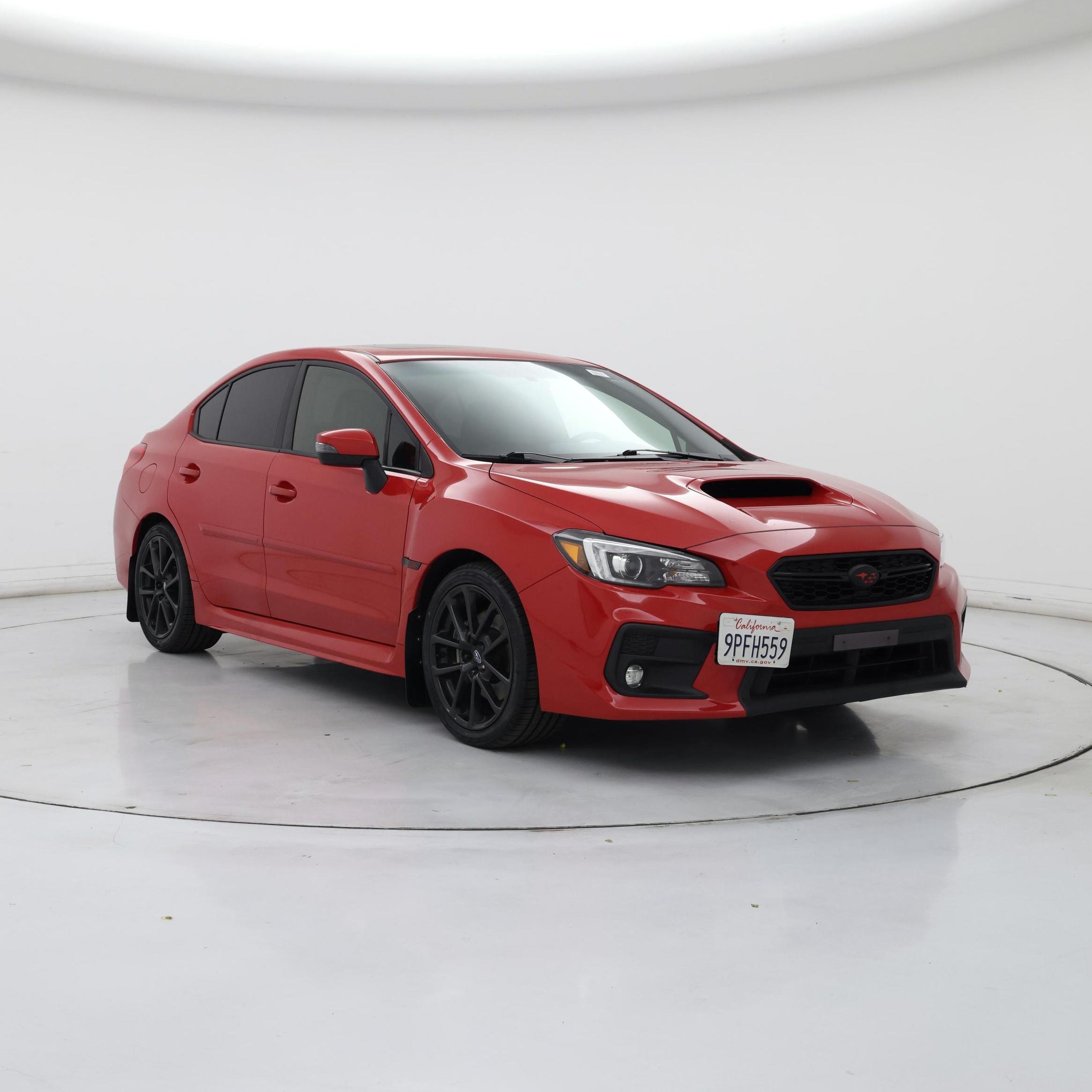 Red 2020 Subaru WRX Sedan All-Wheel Drive Manual