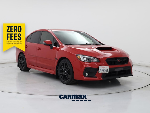 Red 2020 Subaru WRX Sedan All-Wheel Drive Manual