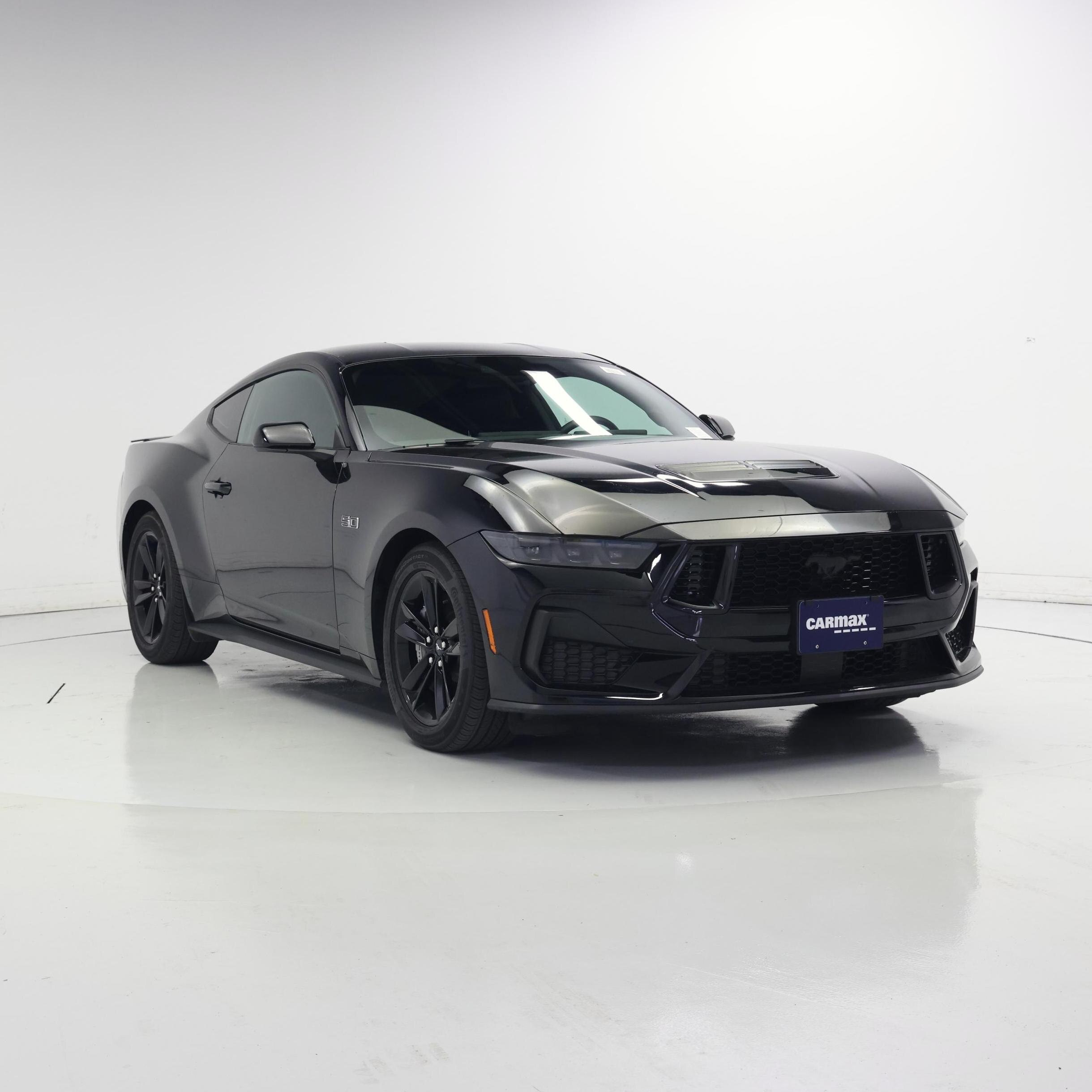 Black 2025 Ford Mustang Coupe Rear-Wheel Drive Automatic