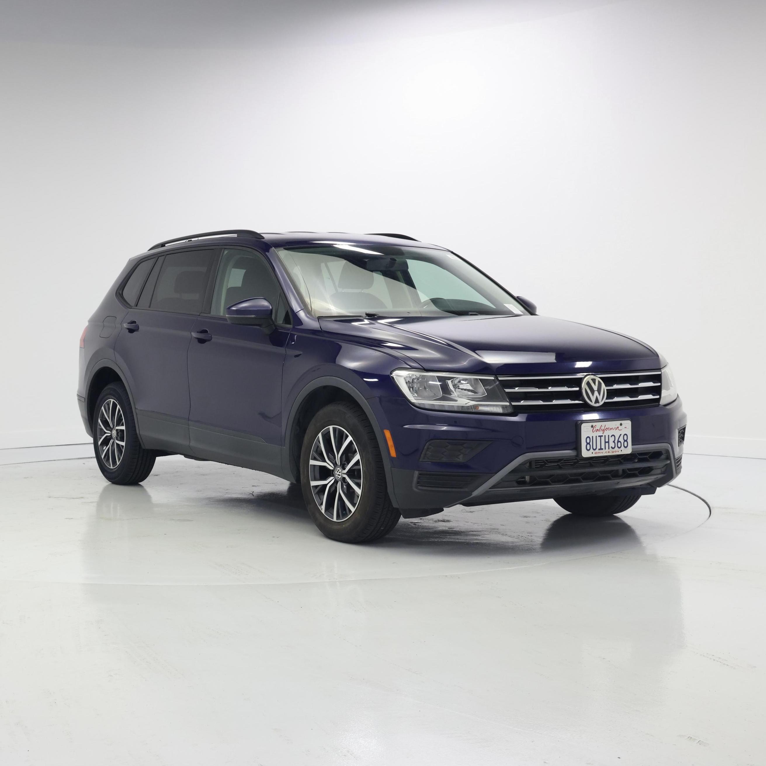Blue 2021 Volkswagen Tiguan SUV / Crossover Front-Wheel Drive Automatic