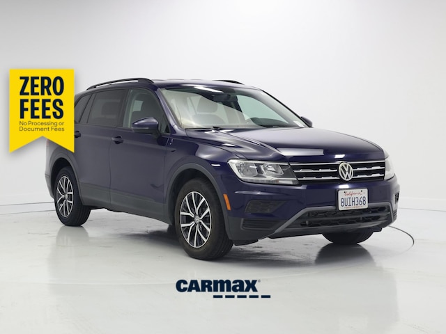 Blue 2021 Volkswagen Tiguan SUV / Crossover Front-Wheel Drive Automatic