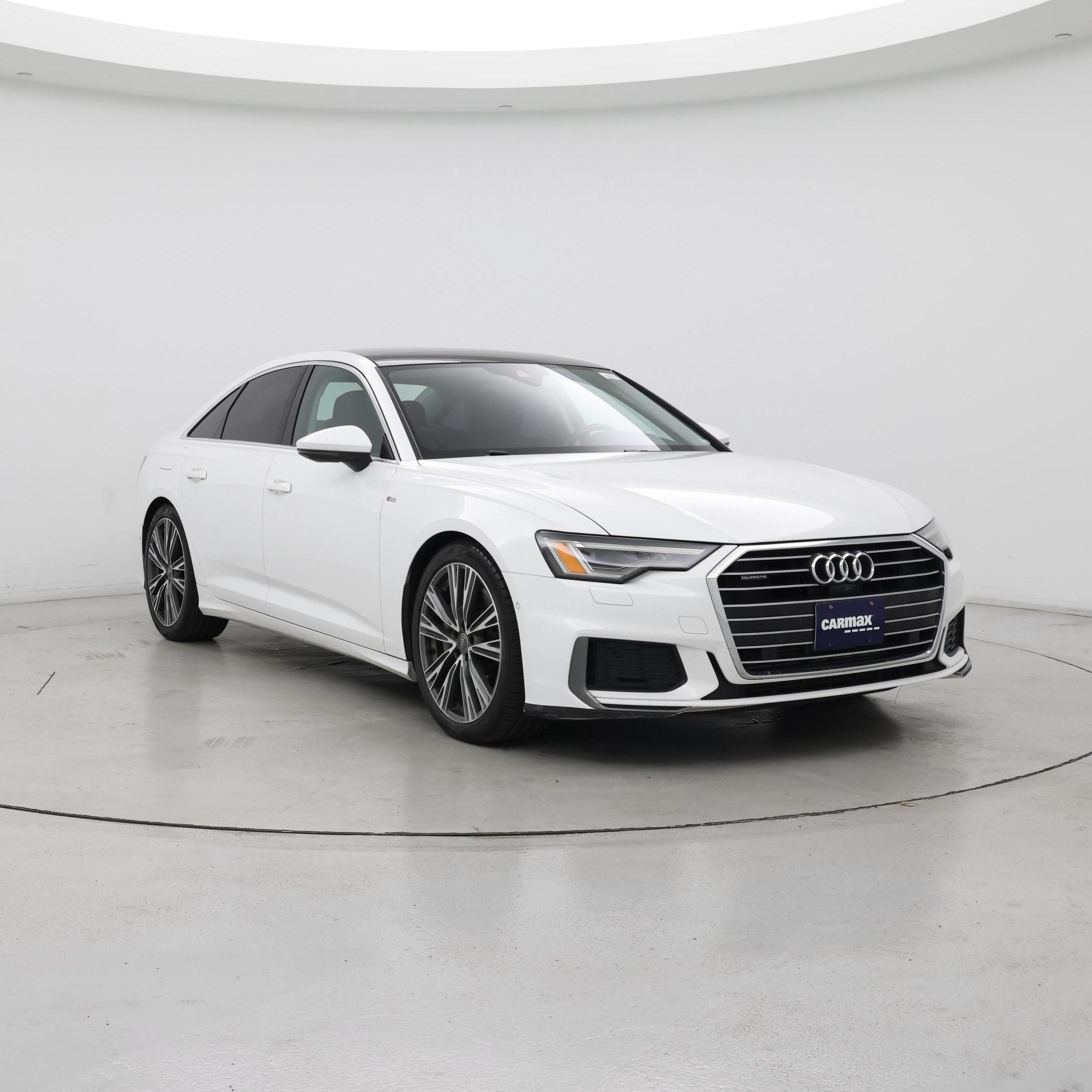 White 2019 Audi A6 Sedan All-Wheel Drive Automatic