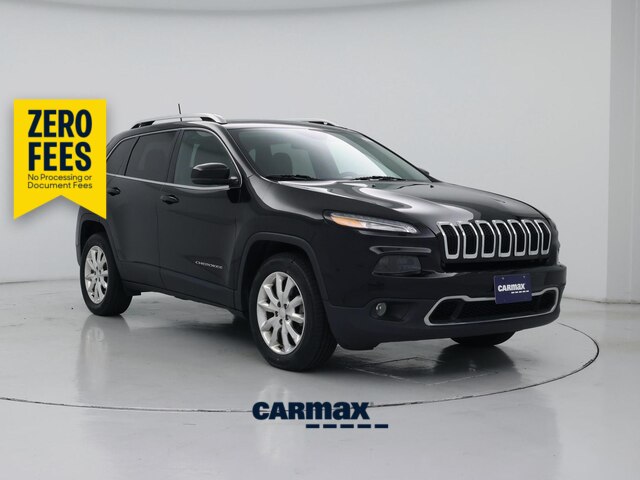 Black 2017 Jeep Cherokee SUV / Crossover Four-Wheel Drive Automatic