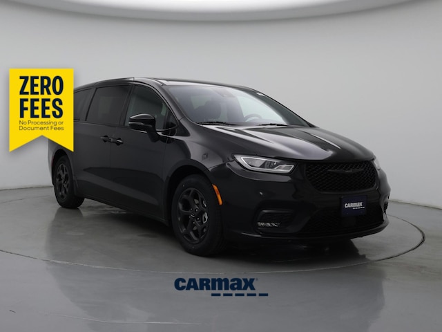 Black 2023 Chrysler Pacifica Hybrid Minivan Front-Wheel Drive Automatic