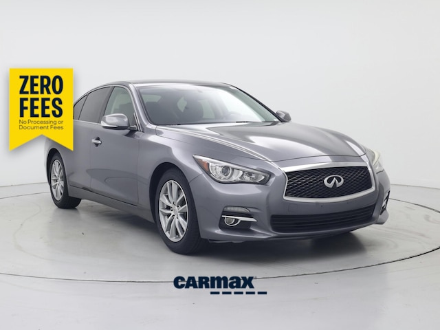 Gray 2014 INFINITI Q50 Sedan Rear-Wheel Drive Automatic