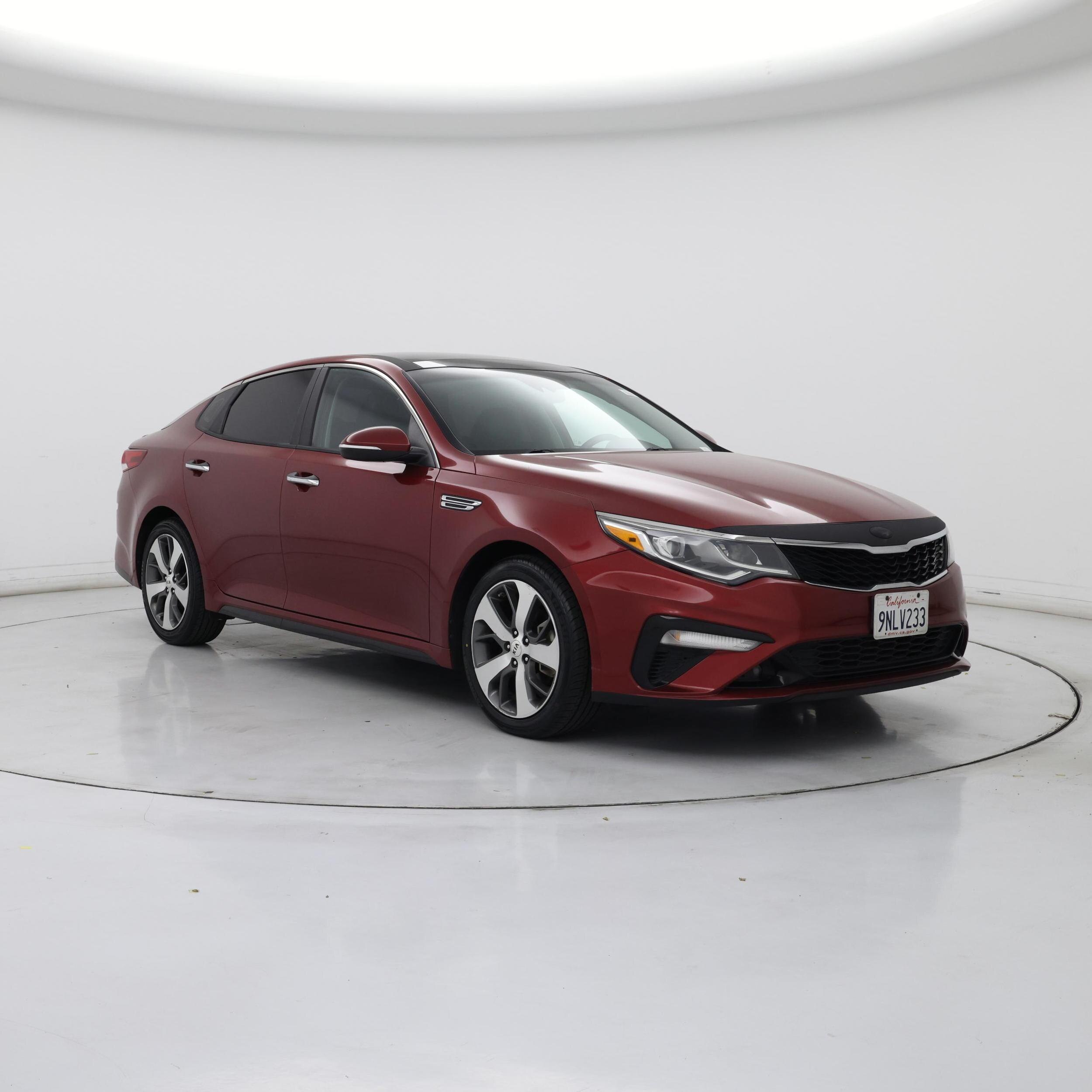 Red 2019 Kia Optima Sedan Front-Wheel Drive Automatic