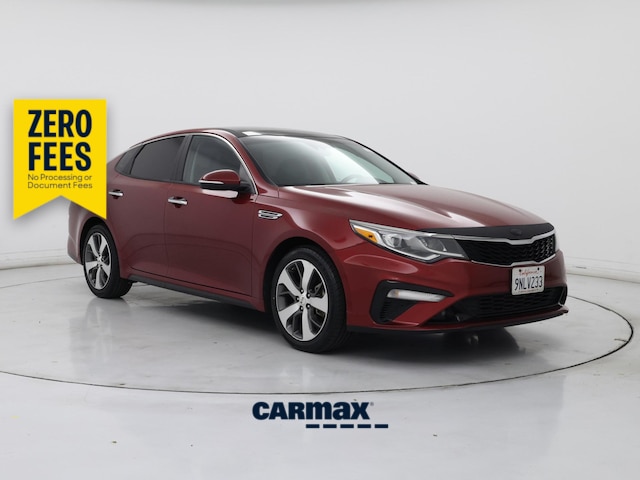 Red 2019 Kia Optima Sedan Front-Wheel Drive Automatic