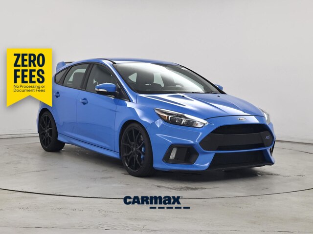 Blue 2016 Ford Focus RS Hatchback All-Wheel Drive Manual