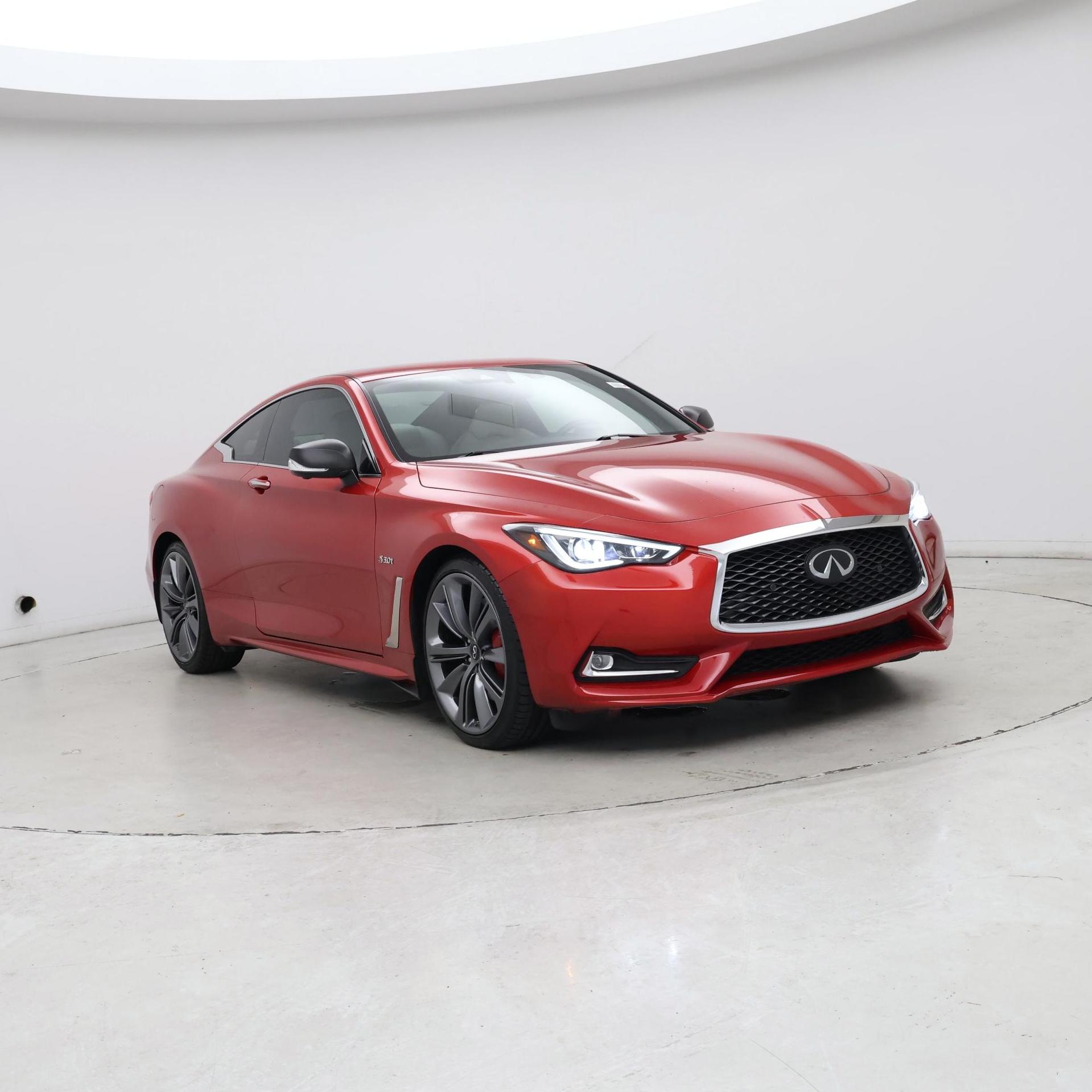 Red 2019 INFINITI Q60 Coupe All-Wheel Drive Automatic