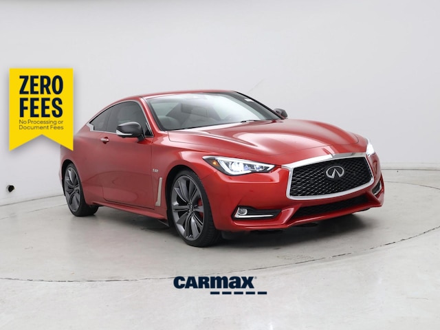Red 2019 INFINITI Q60 Coupe All-Wheel Drive Automatic