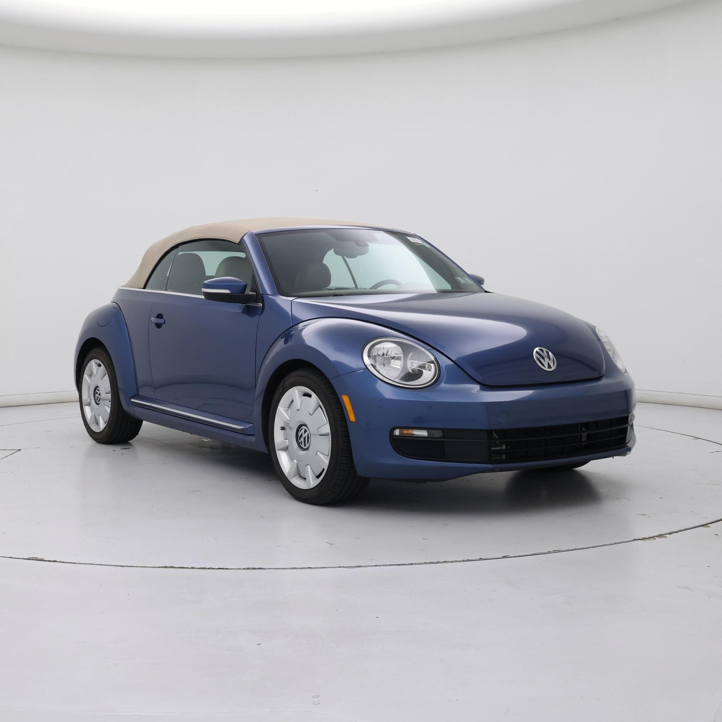 Blue 2016 Volkswagen Beetle Convertible Front-Wheel Drive Automatic