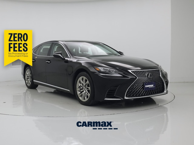 Black 2018 Lexus LS Sedan Rear-Wheel Drive Automatic