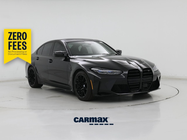 Black 2023 BMW M3 Sedan All-Wheel Drive Automatic